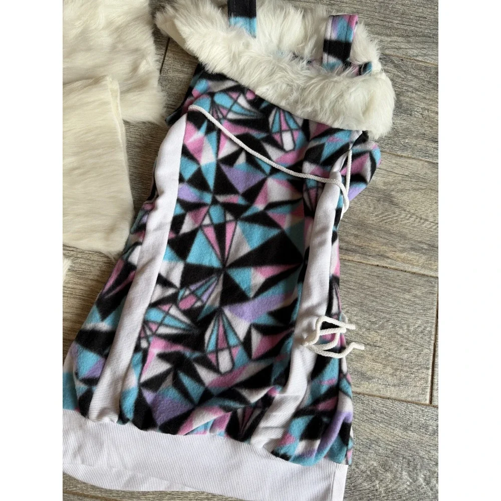 Monster High Abbey Bominable Halloween Costume Medium Rubies Faux Fur Yeti Girls
